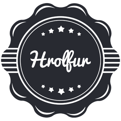 Hrolfur badge logo