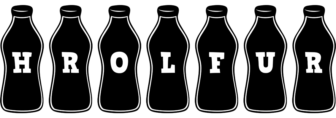 Hrolfur bottle logo