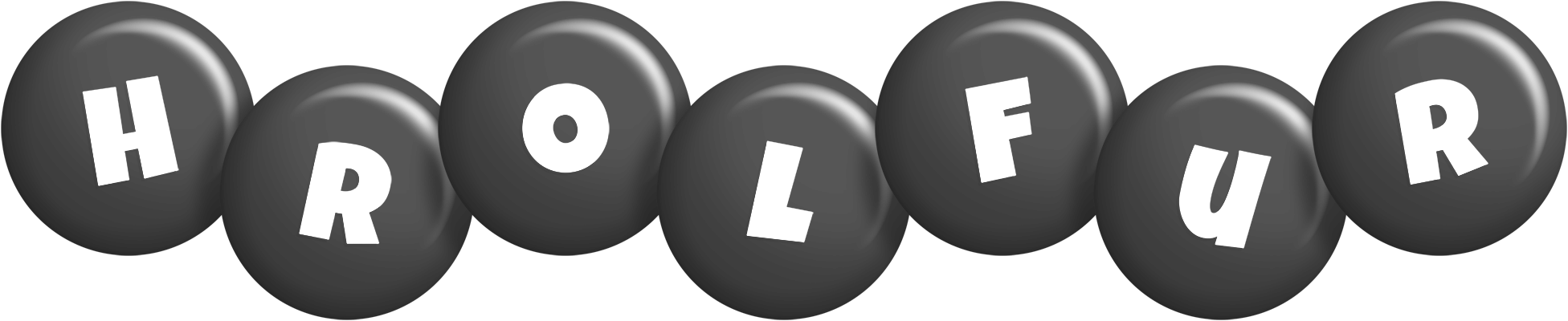 Hrolfur candy-black logo