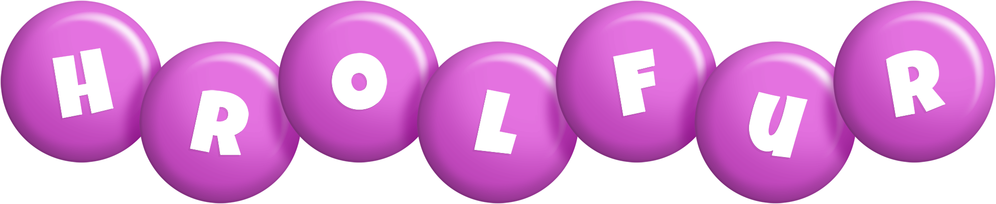 Hrolfur candy-purple logo