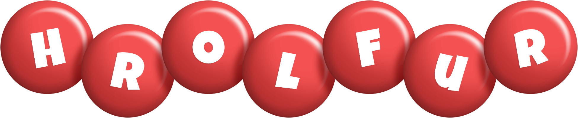 Hrolfur candy-red logo