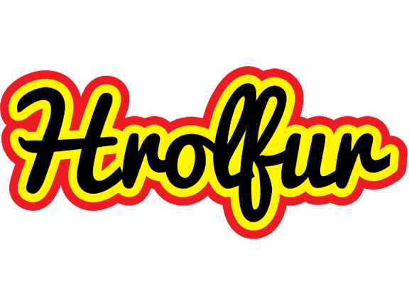 Hrolfur flaming logo