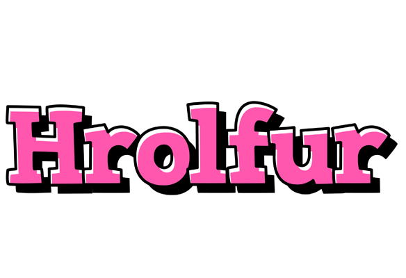 Hrolfur girlish logo