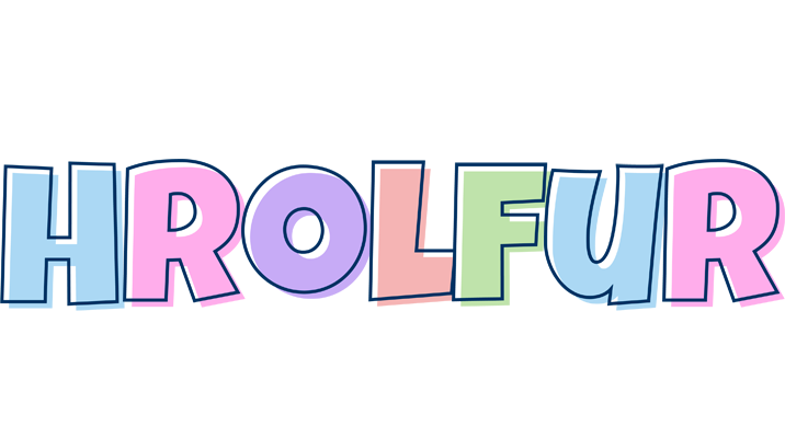 Hrolfur pastel logo