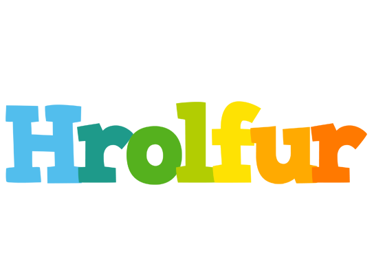 Hrolfur rainbows logo