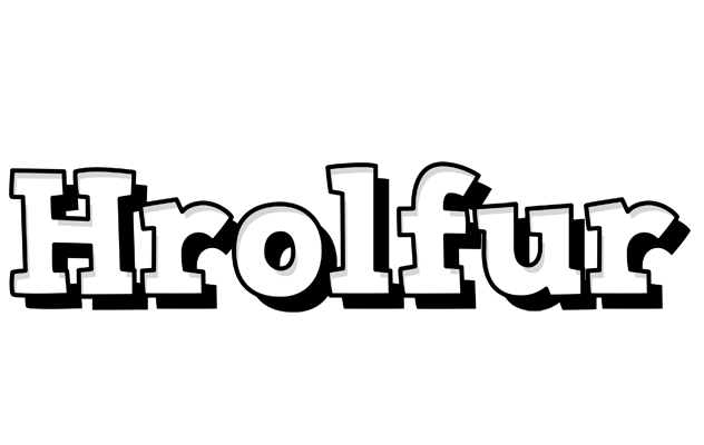 Hrolfur snowing logo