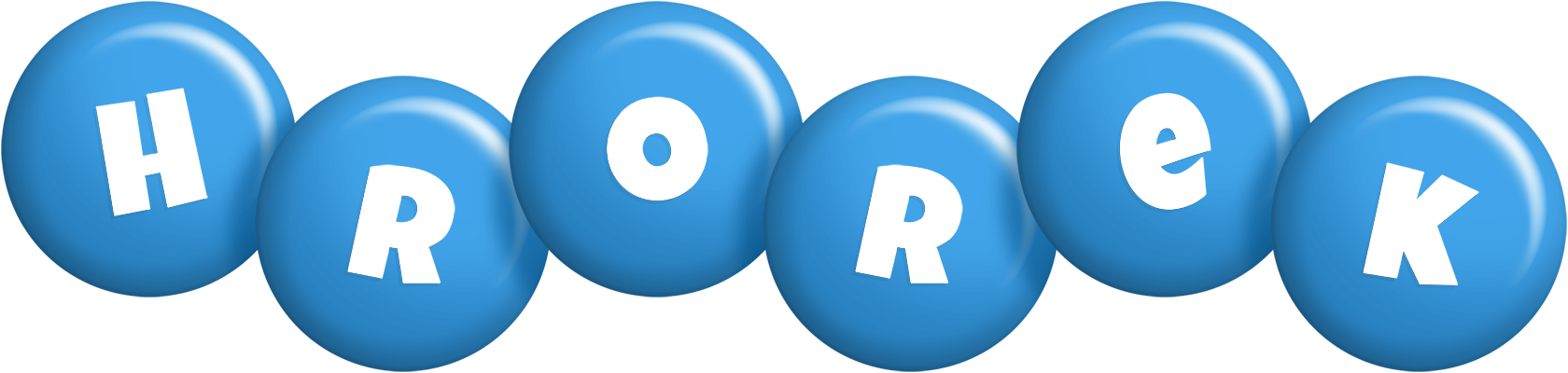 Hrorek candy-blue logo