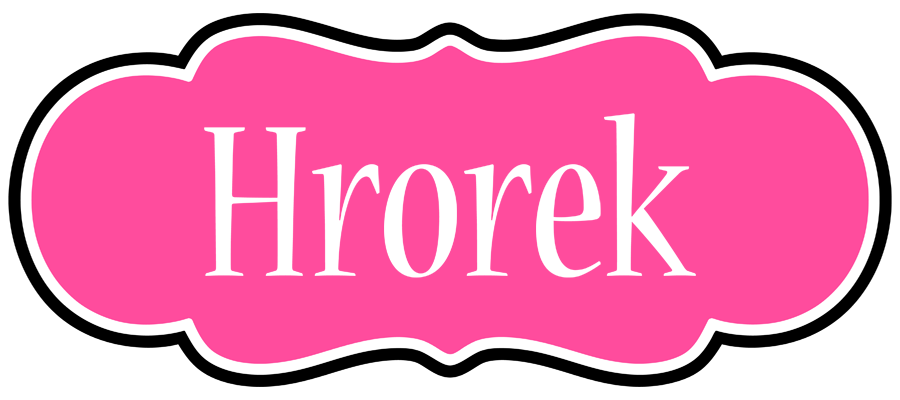 Hrorek invitation logo