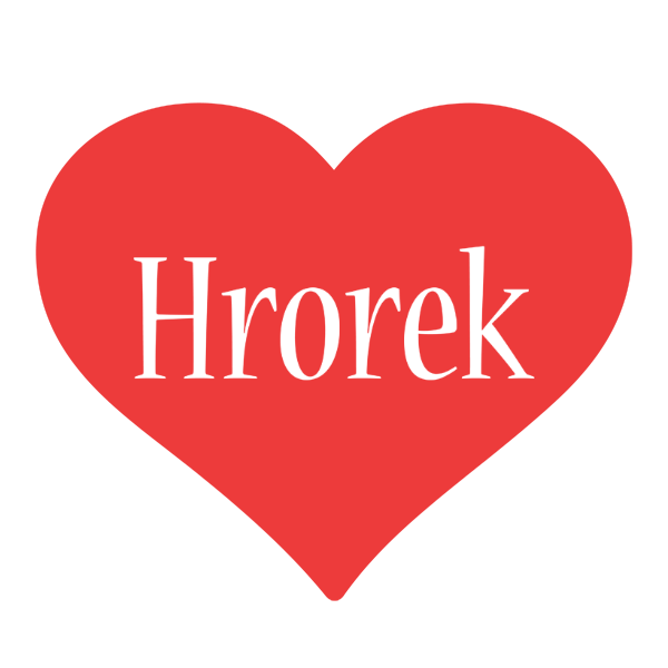 Hrorek love logo