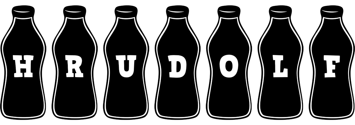 Hrudolf bottle logo