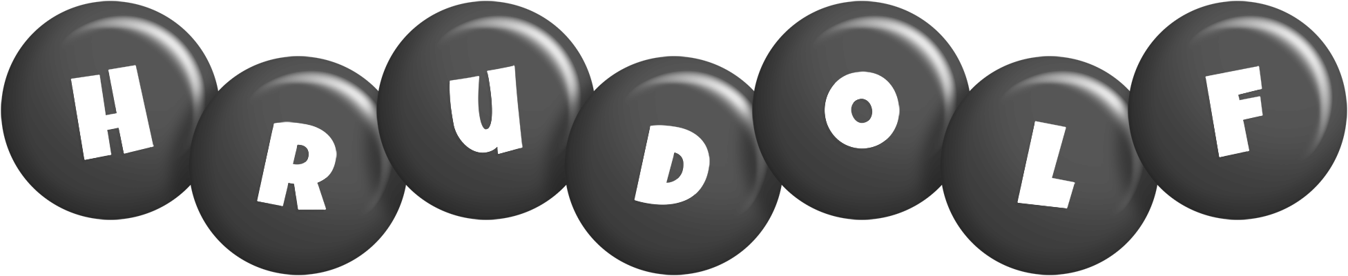 Hrudolf candy-black logo