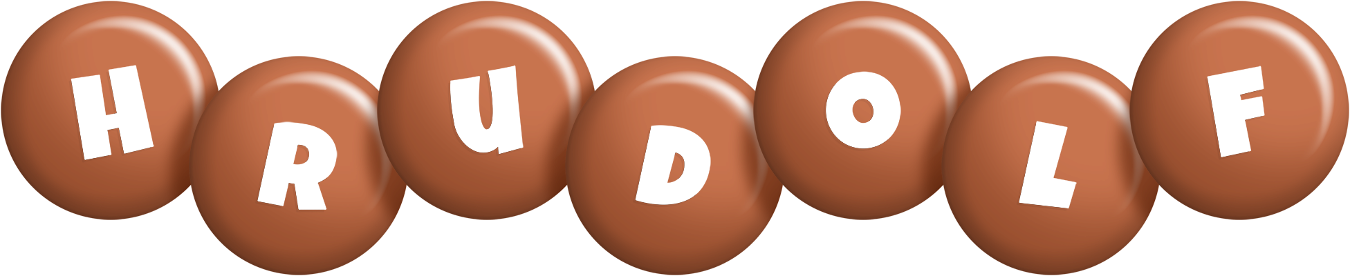 Hrudolf candy-brown logo