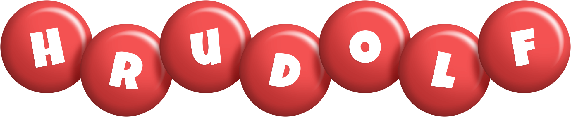 Hrudolf candy-red logo