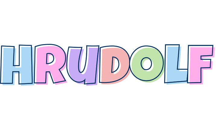 Hrudolf pastel logo