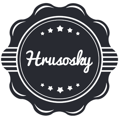 Hrusosky badge logo
