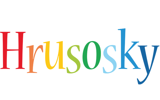 Hrusosky birthday logo