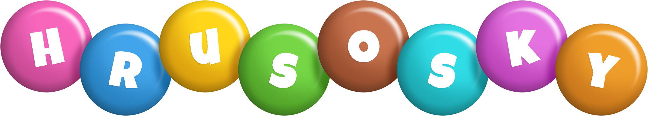 Hrusosky candy logo