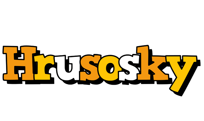 Hrusosky cartoon logo