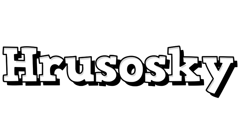 Hrusosky snowing logo