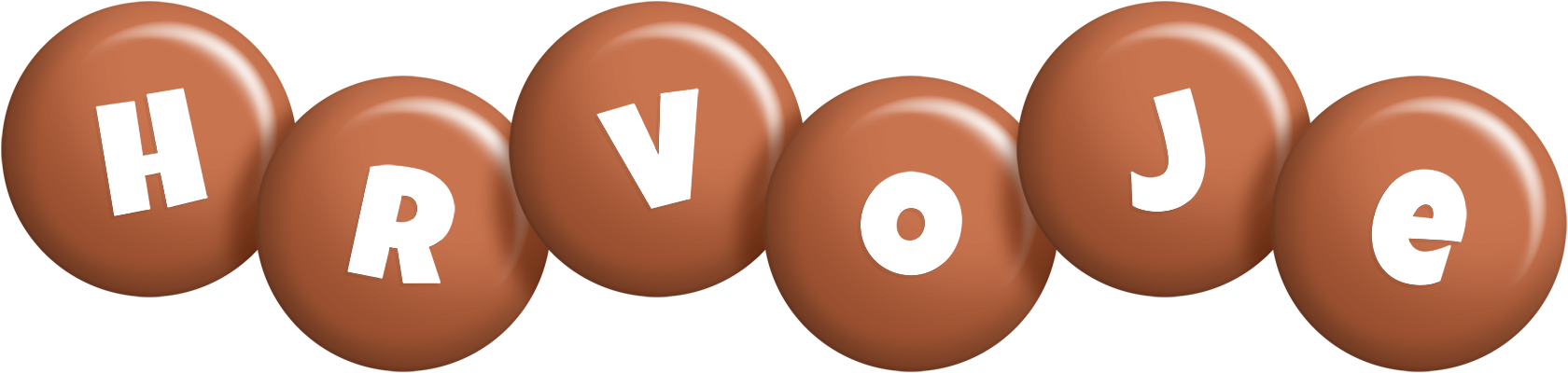 Hrvoje candy-brown logo