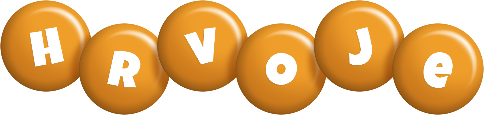 Hrvoje candy-orange logo