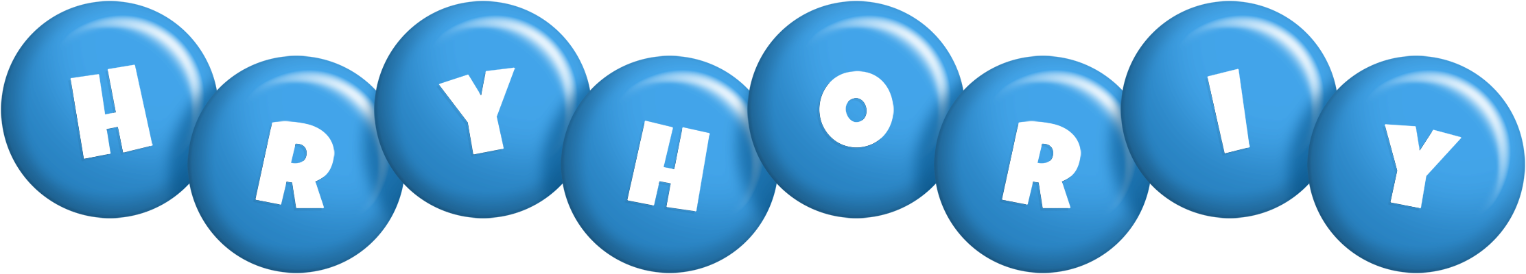 Hryhoriy candy-blue logo