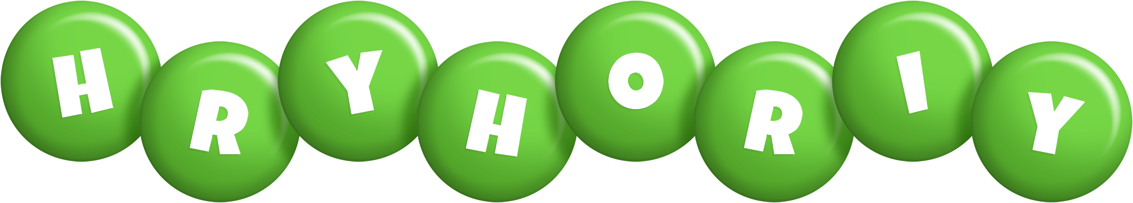 Hryhoriy candy-green logo