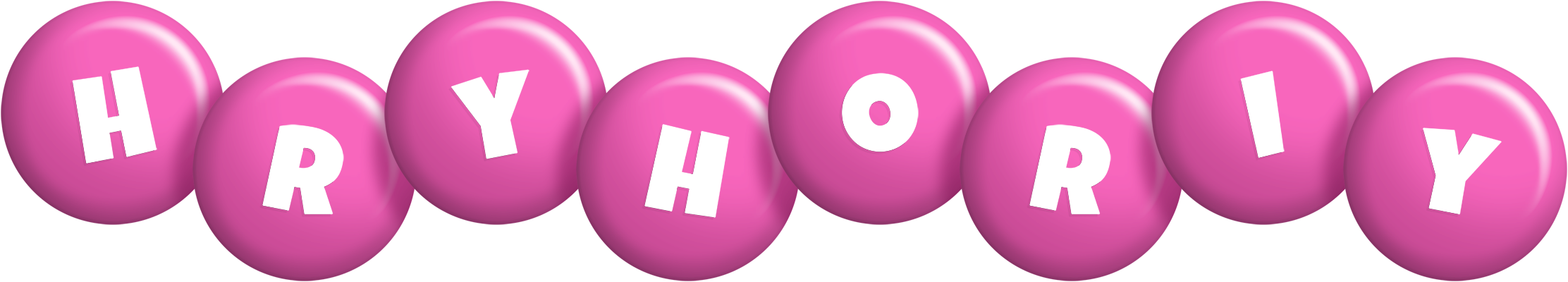 Hryhoriy candy-pink logo