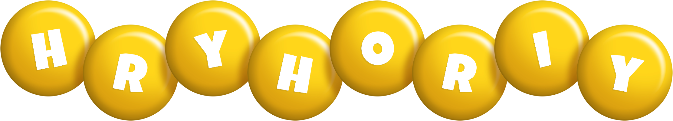 Hryhoriy candy-yellow logo