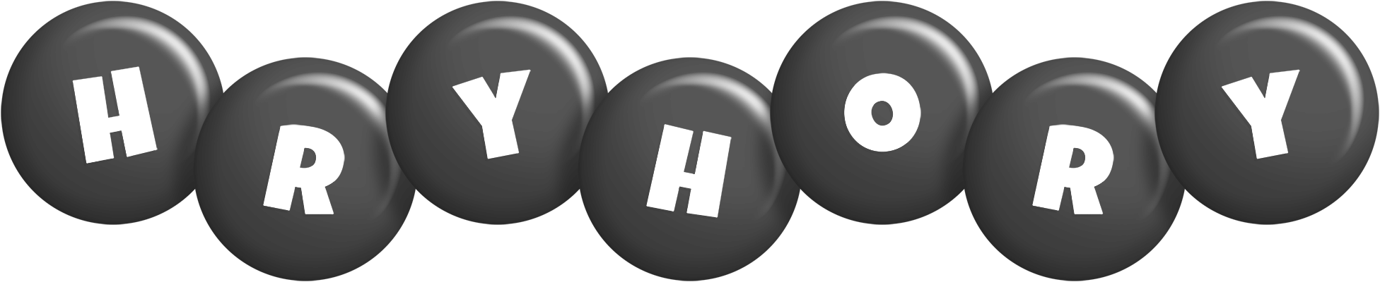 Hryhory candy-black logo