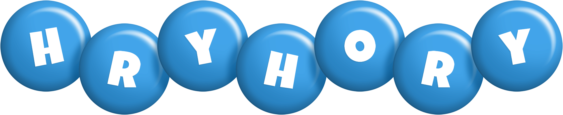 Hryhory candy-blue logo