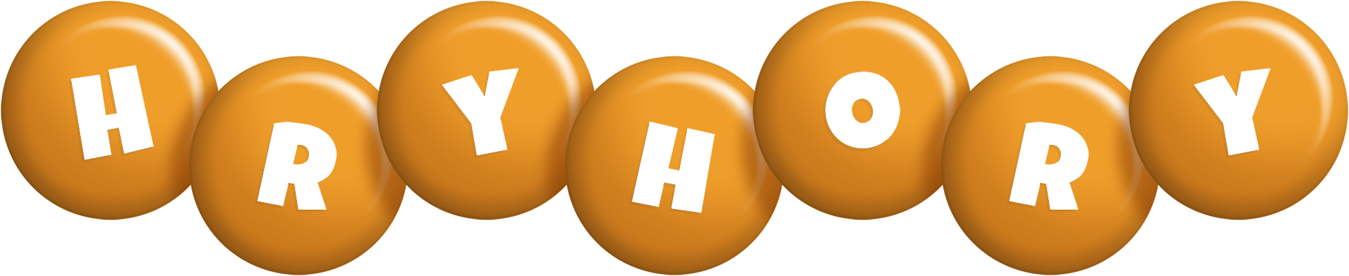 Hryhory candy-orange logo