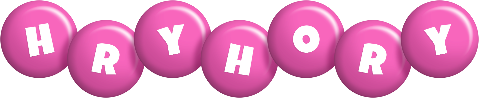 Hryhory candy-pink logo