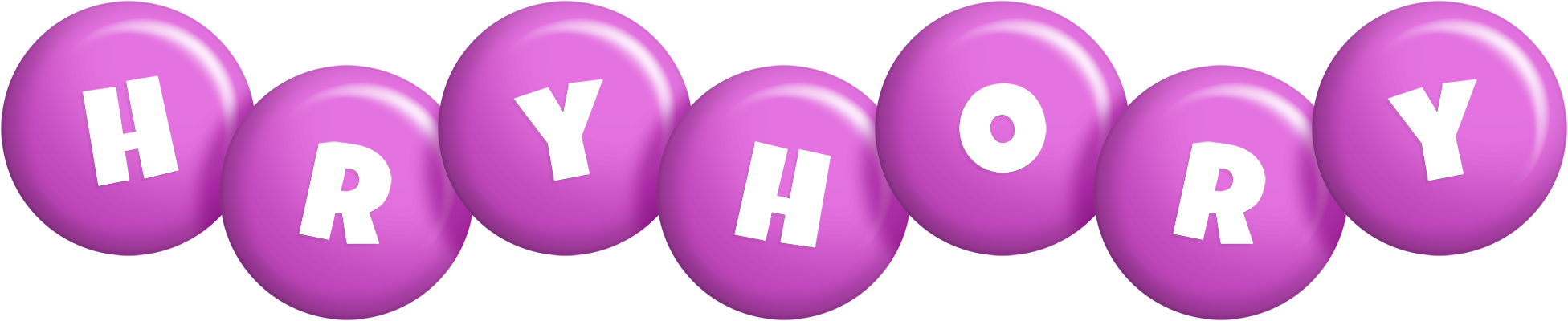 Hryhory candy-purple logo