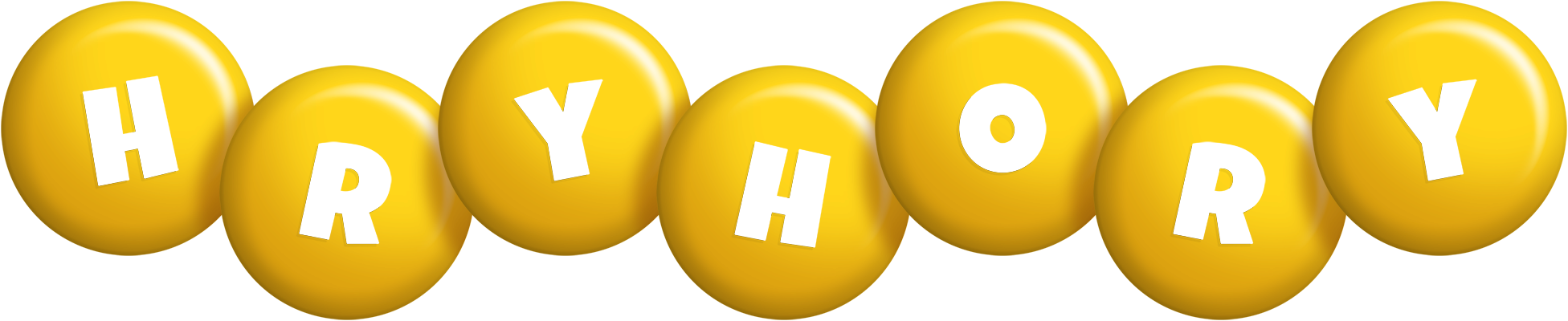 Hryhory candy-yellow logo