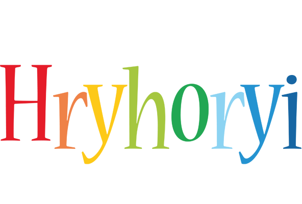Hryhoryi birthday logo