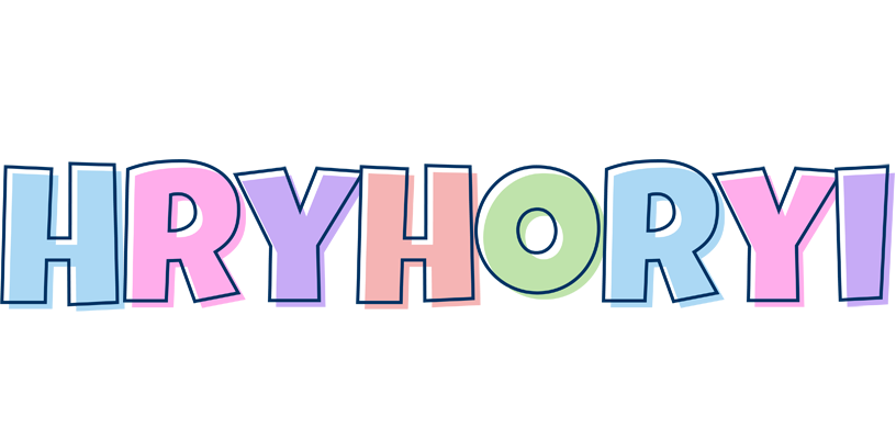 Hryhoryi pastel logo