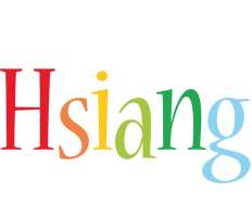 Hsiang birthday logo