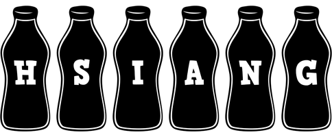 Hsiang bottle logo