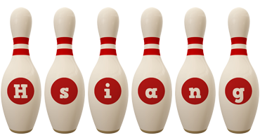 Hsiang bowling-pin logo