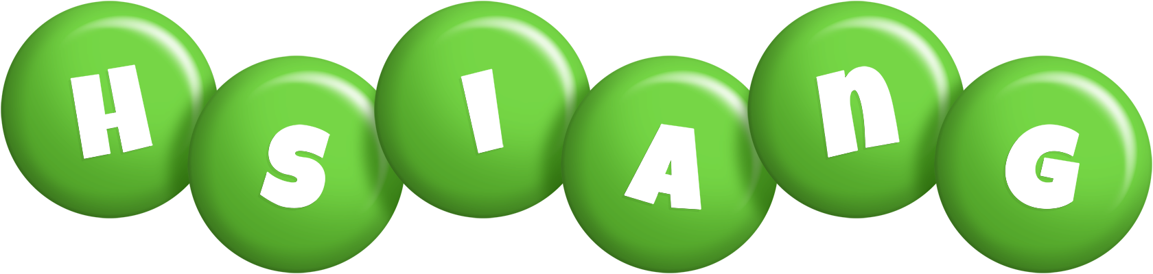 Hsiang candy-green logo