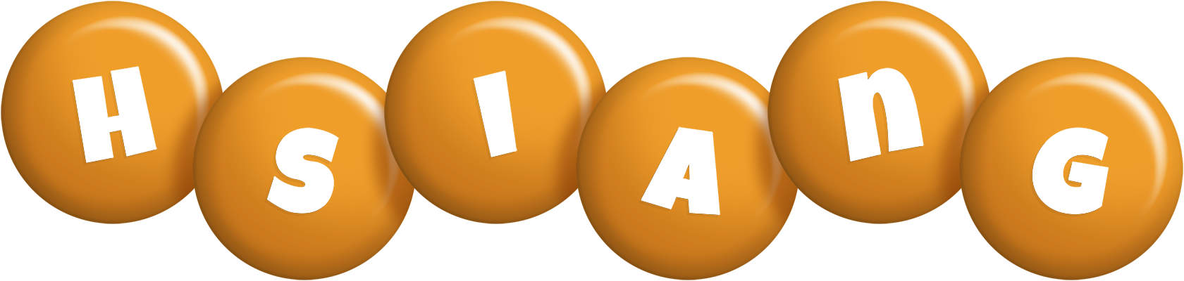 Hsiang candy-orange logo