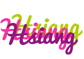 Hsiang flowers logo