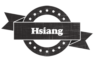 Hsiang grunge logo