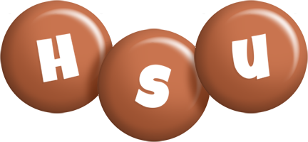 Hsu candy-brown logo