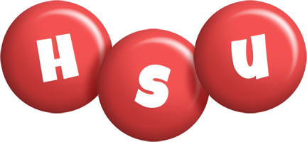 Hsu candy-red logo