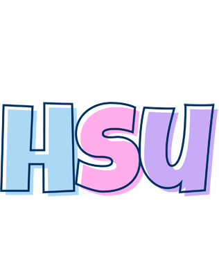 Hsu pastel logo