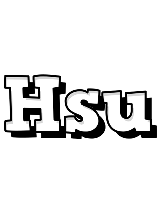 Hsu snowing logo