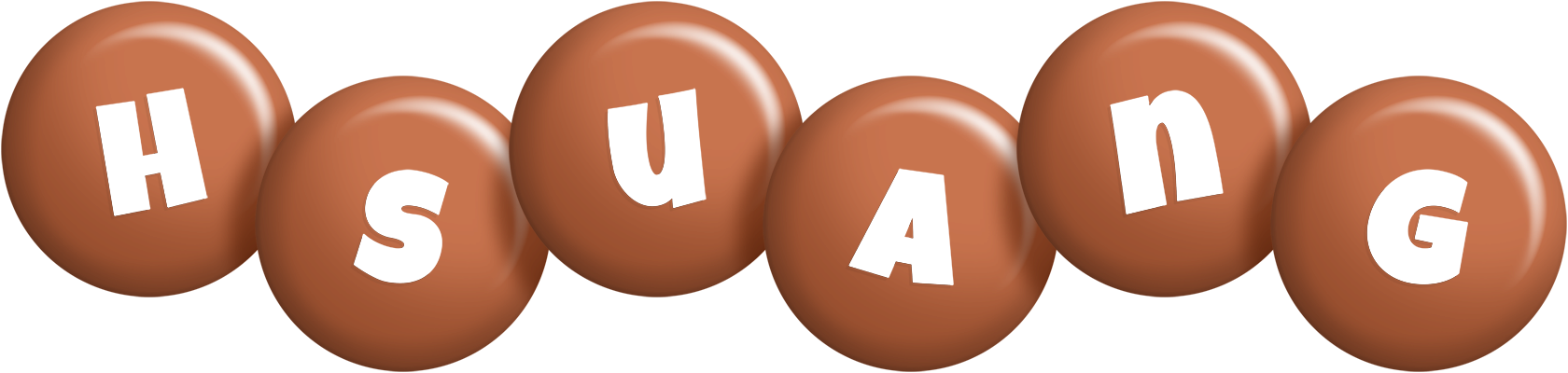 Hsuang candy-brown logo