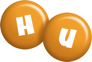 Hu candy-orange logo